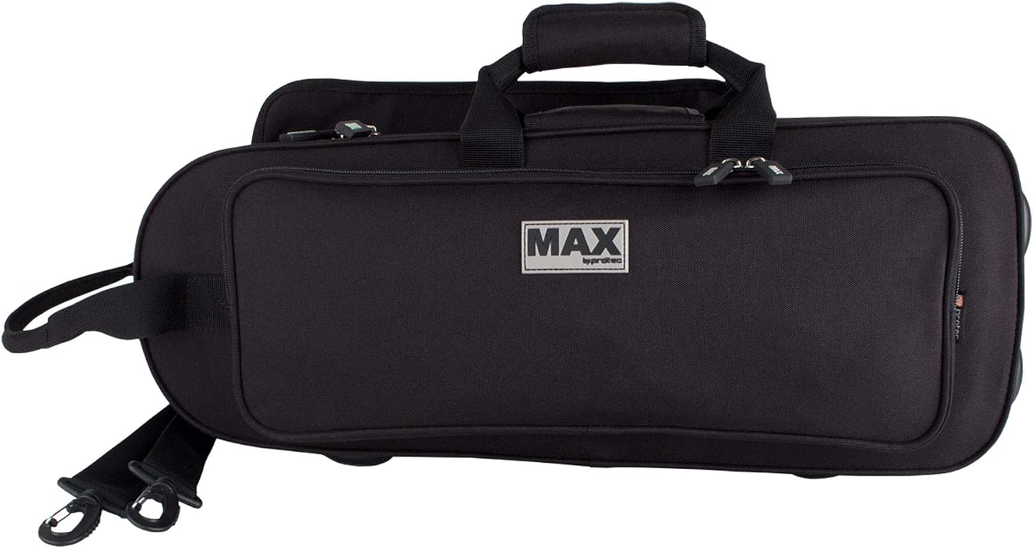 Protec Contoured MAX Trumpet Case with Sheet Music Pocket, Black (MX301CT)