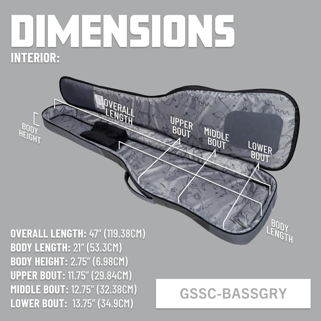 Gator Someone Somewhere Core Series Bass Gig Bag - Black