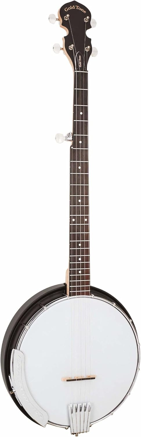 Gold Tone AC-5: Beginner 5-String Banjo with Resonator, Bluegrass Banjo with Gig-Bag