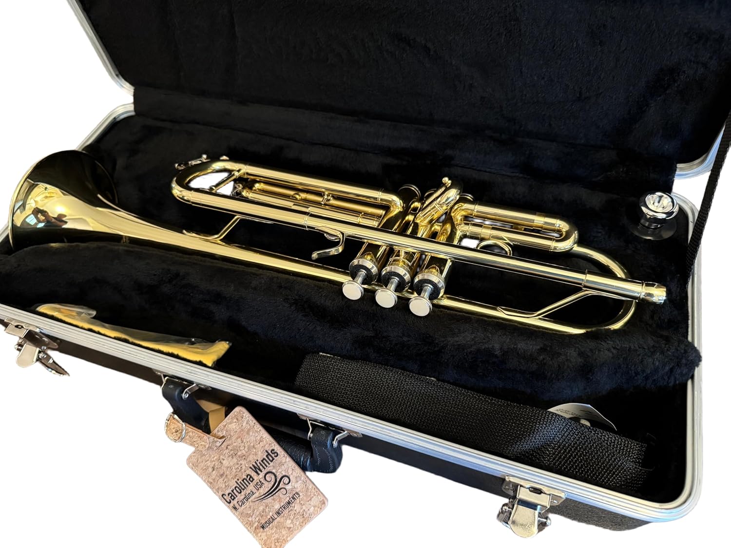 TEACHER APPROVED! Carolina Winds Premire Bb Trumpet (cw101cla) UPGRADED package Upgraded Premier Bb Trumpet cw201tpt package