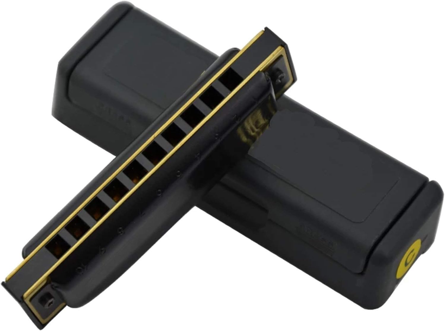 Harmonica Harp Diatonic Harmonica 10 Hole 20 Tone Mouth Organ Instrumentos Key of C Musical Instruments Blues Harp ABS Comb (Color : Key of A)