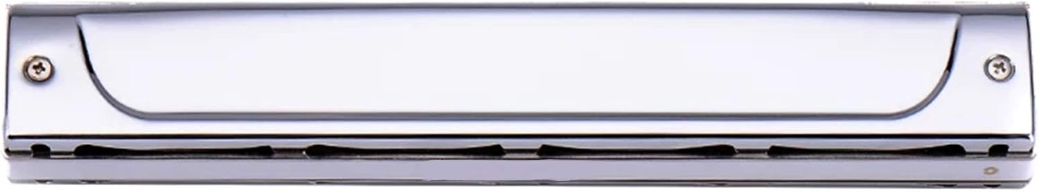Harmonica Tremolo Harmonica 24 Holes Mouth Organ ABS Comb Brass Reeds Harp Professional Musical Instruments Key C (Color : Key of EB)