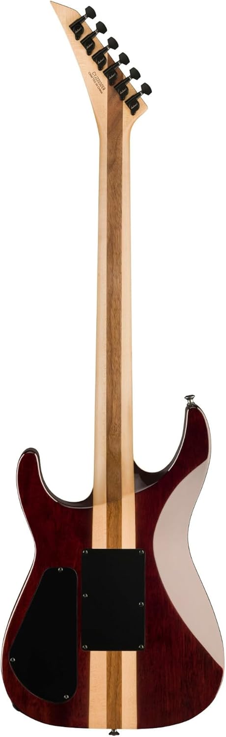 Jackson Pro Plus Soloist SLA3Q Electric Guitar - Right-Handed 6 Strings (Amber Blue Burst), Premium Craftsmanship and Playability Bundle with Protective Hardshell Case (2 Items)