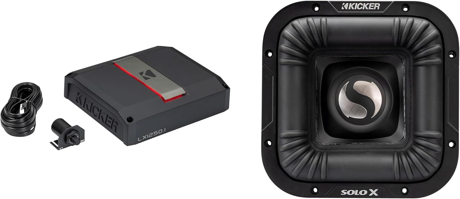 Kicker 49L7X81 - SoloX L7X 8-Inch & LX1250.1 Mono Amplifier