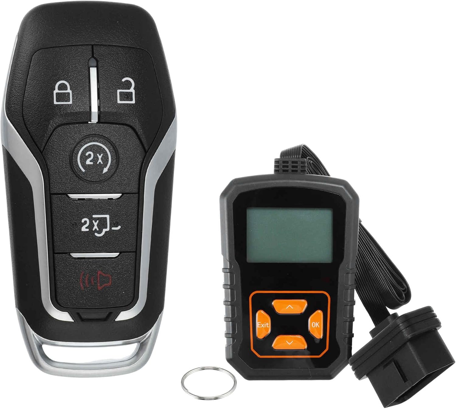 ACROPIX M3NA2C31243300 M3N-A2C31243300 Keyless Entry Remote Key Fob for Ford F-150 2015 2016 2017 902MHz Replacement Car Control Key Kit DIY Tool 5 Buttons Black