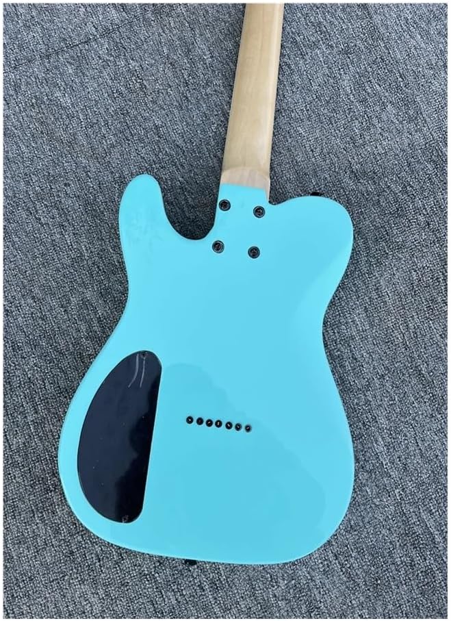 Custom 7 strings Electric Guitar Mahogany Body Rosewood Fingerboard Black Hardware Blue Gloss Finish