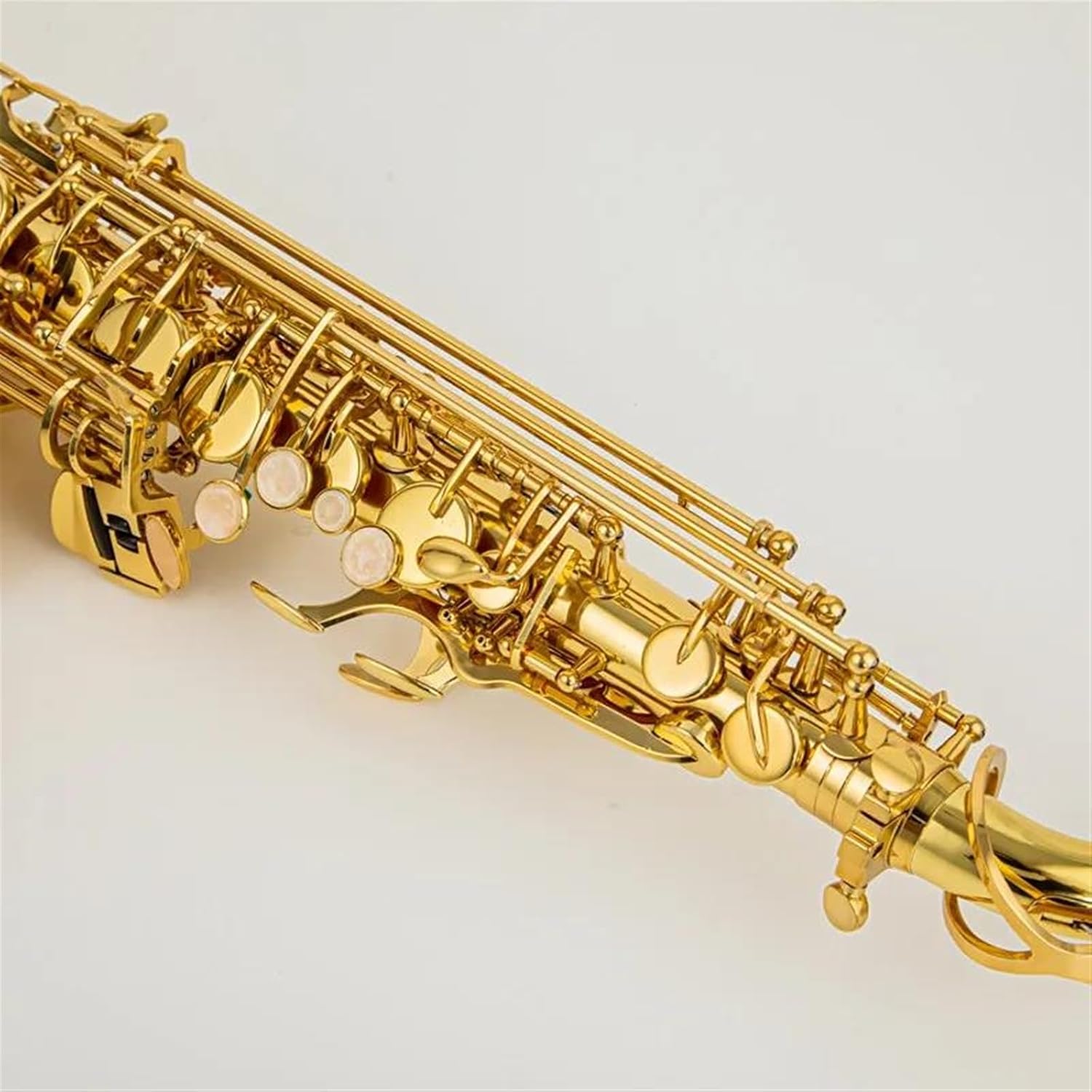 Woodwind Instruments Alto Eb Saxophone Brass Gold Lacquer Music Instrument E-Flat Sax With Case Accessories