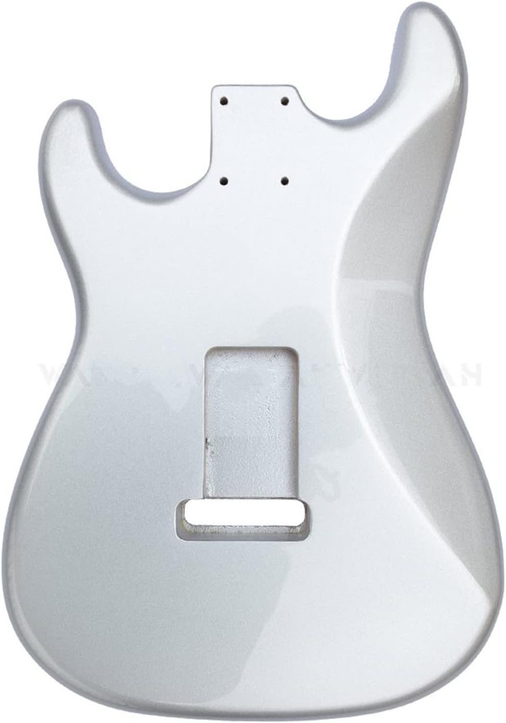TSTS Alder Wood Guitar Body Silver for ST SSS Pickup DIY Guitar Eectric Replacement Guitar DIY Accessory