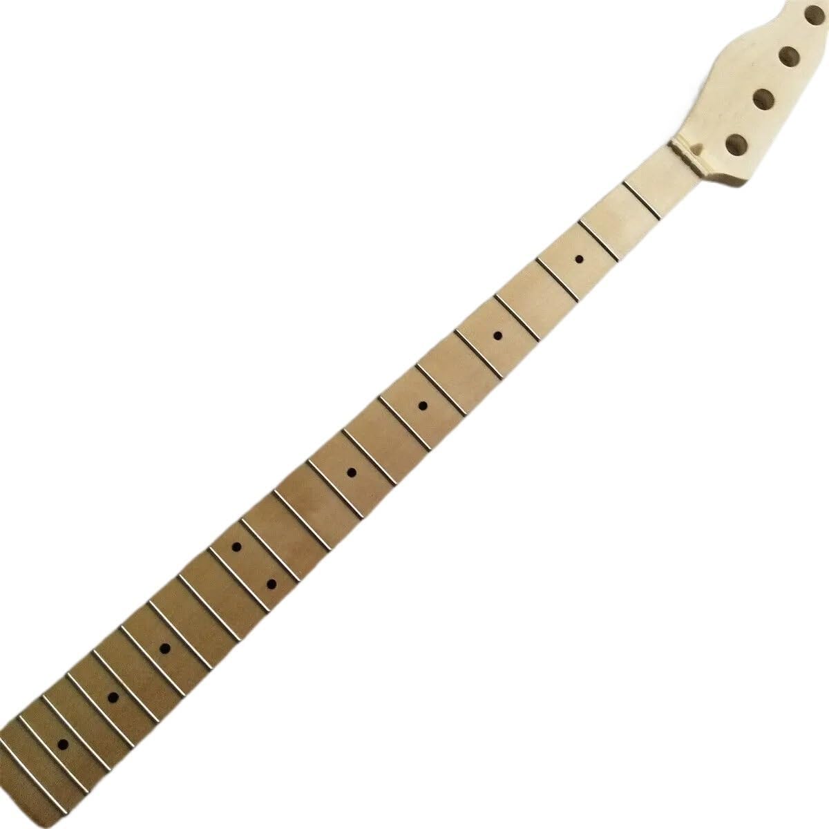Left Hand/Reverse Head P Bass Guitar Neck 20fret 4string Maple Fingerboard Dot Inlay(Lefty)