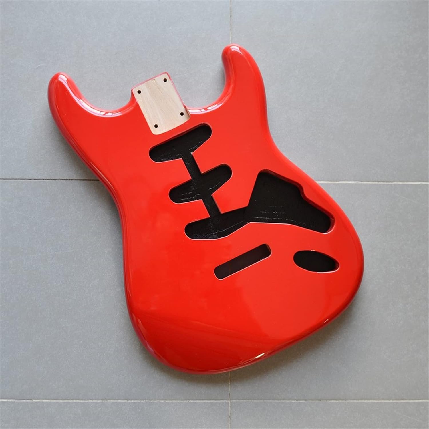 TSTS Alder Guitar Body SSS Pickup Route Crimson Color for ST DIY Guitars Guitar DIY Accessory