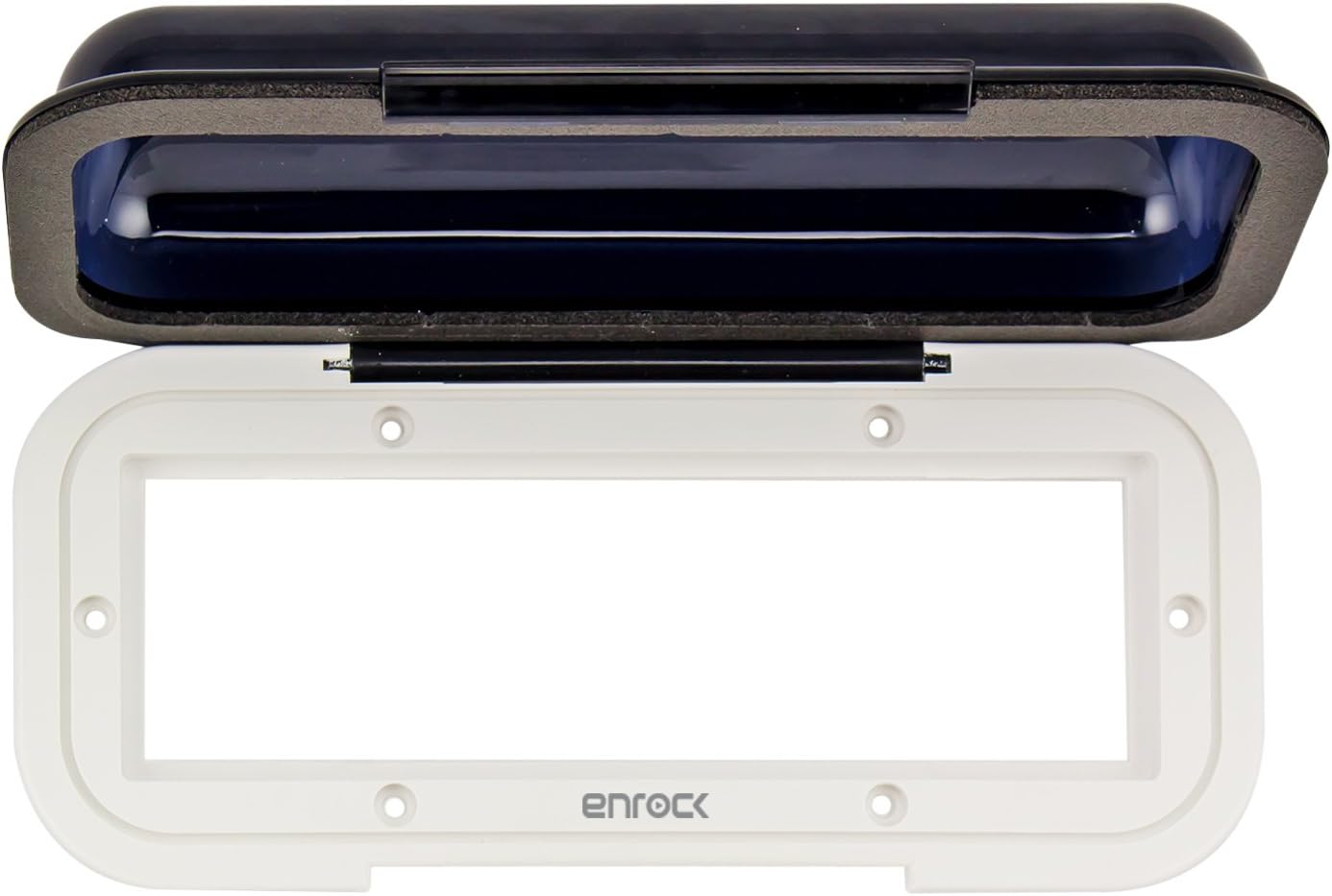 Pyle Single DIN Marine Boat USB/SD Bluetooth Stereo Receiver Bundle Combo with Waterproof Cover, 4 x Enrock 6.5