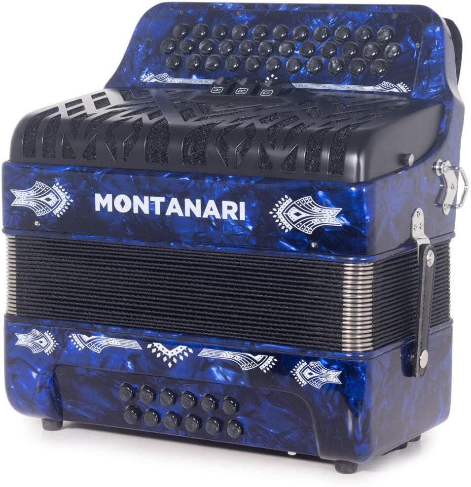 Acordeon Montanari 3412 3S Mi Azul EAD Accordion