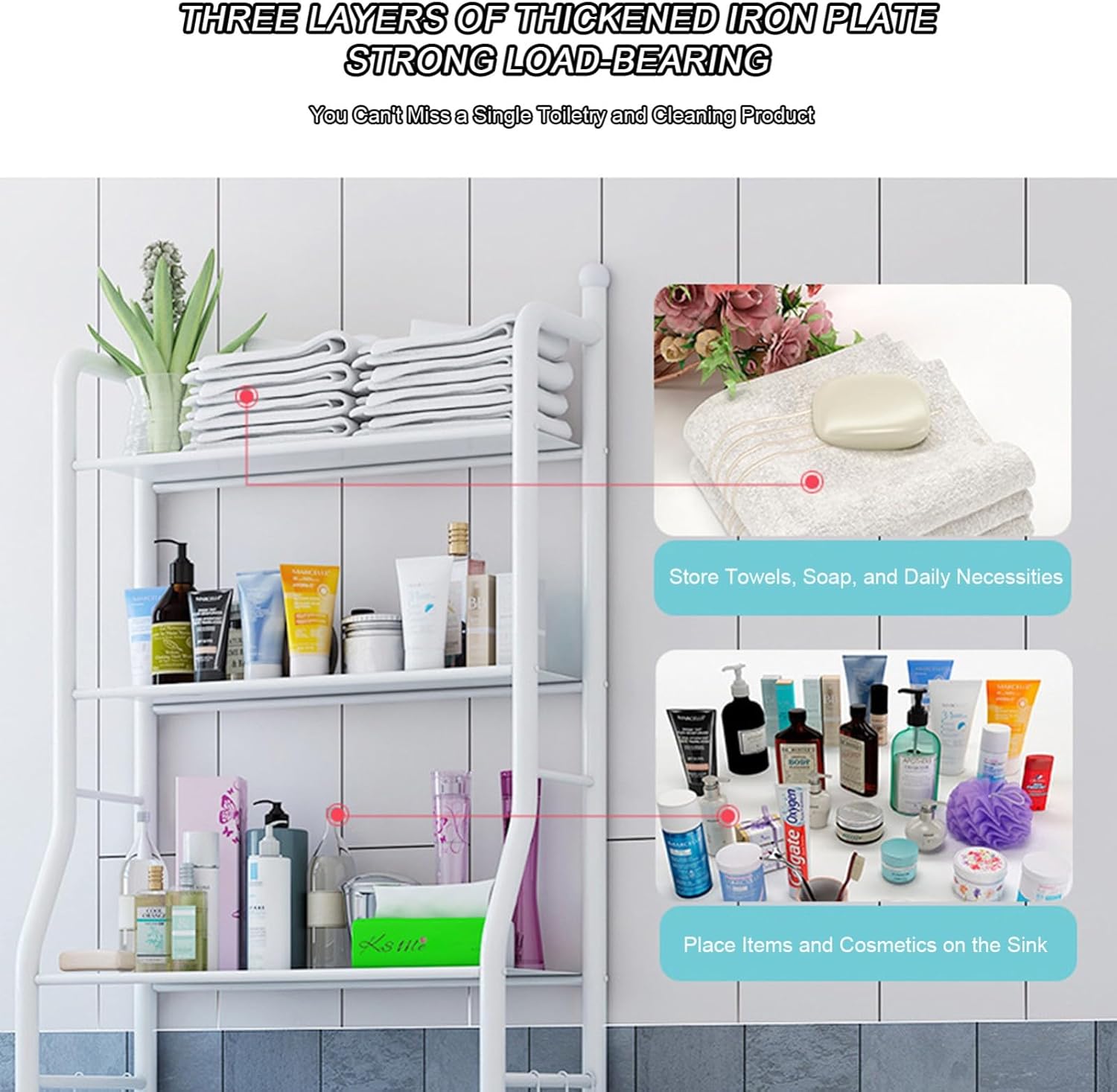 Washing Machine Holder, Laundry Tower, Bathroom Holder, Toilet Holder, Balcony, Drum, Washing Machine Holder, Bathroom Storage Holder