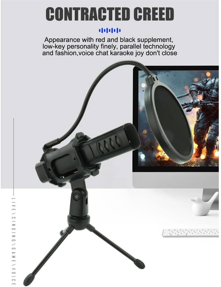 USB Microphone Professional Condenser Microphone Notebook Computer Type-c Mobile Phone Universal Microphone