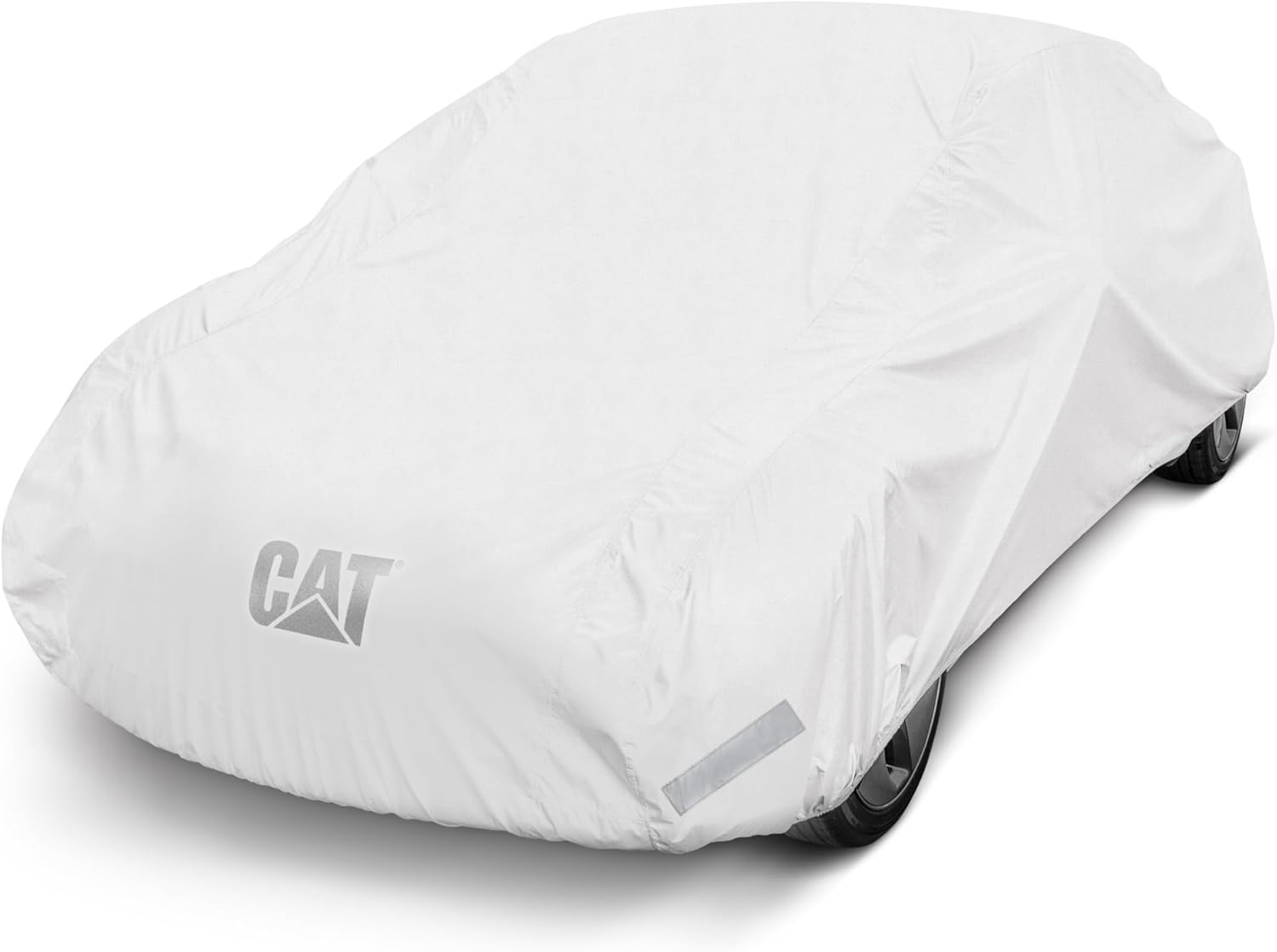 CAT Tyvek Ultra Lightweight Car Cover for Cars SUVs Vans Trucks - Everyday Use Indoor Outdoor Waterproof Durable Tear Resistant Protection Dust Rain Snow UV Sun Car Tarp Compact Travel (XXL 228
