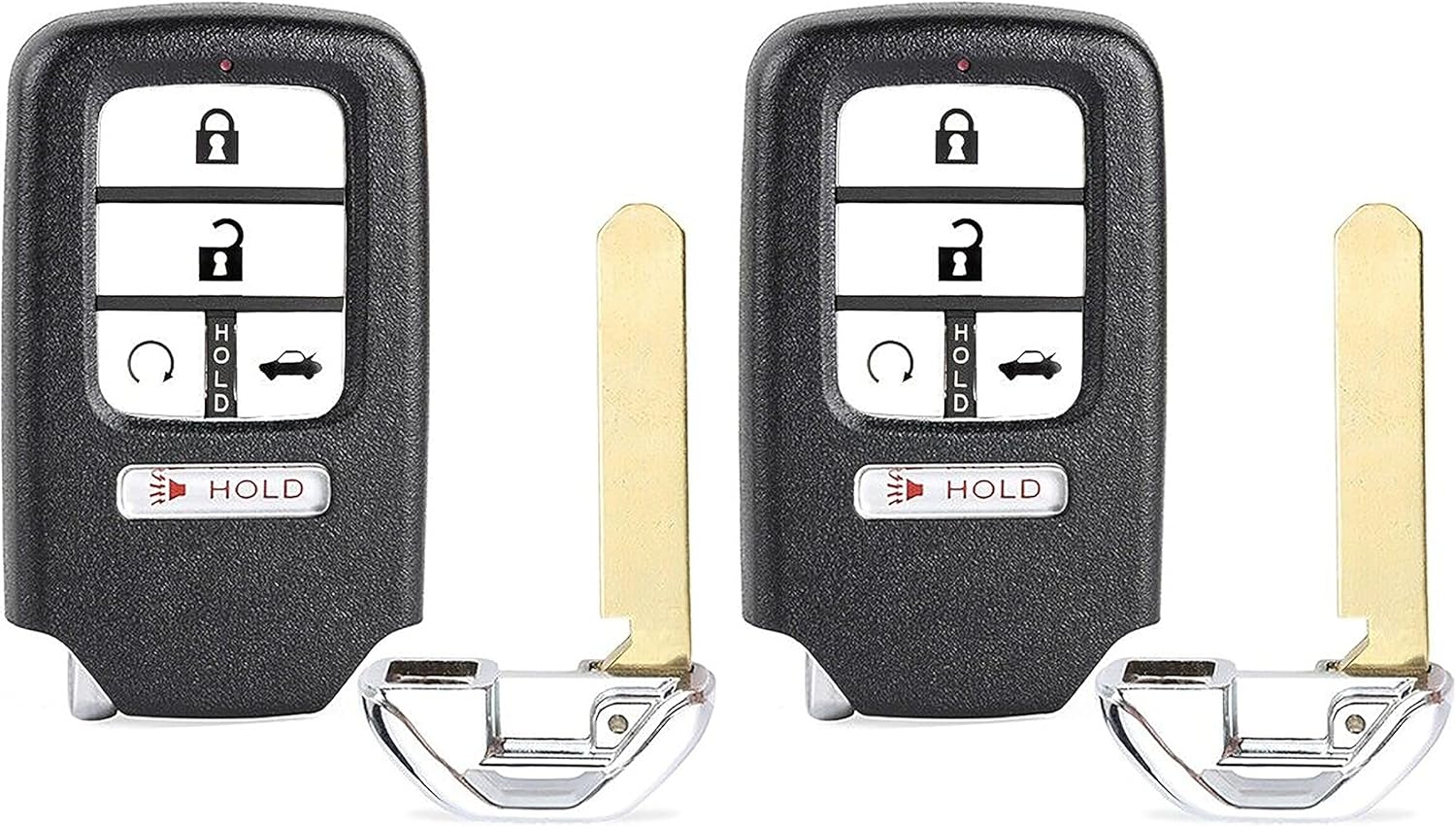 2X New Replacement Proximity Remote Key Fob Compatible with & Fit for Honda Vehicles KR5V2X V44 - MPN KR5V2X-05