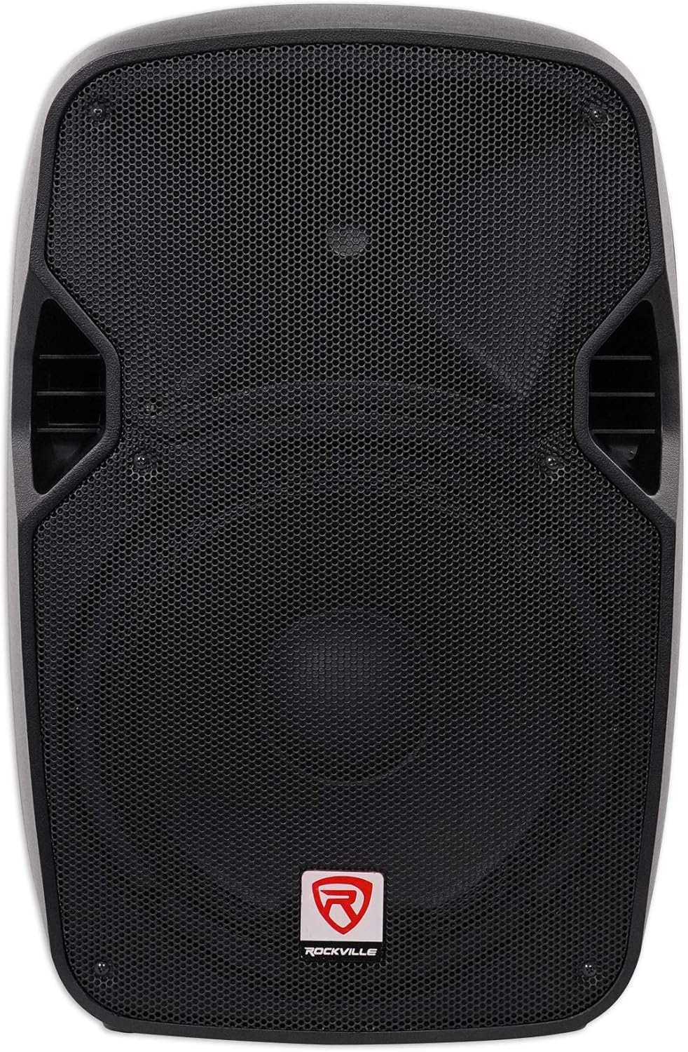 Rockville Bundle: (2) Rockville SPGN124 Speaker Cabinet Bundle with RBG12S Powered Subwoofer, (2) Tripod Speaker Stands, RPA70WBT V2 USB Karaoke Amp, (2) Banana Speaker Cable+RCA Cable (9 Items)