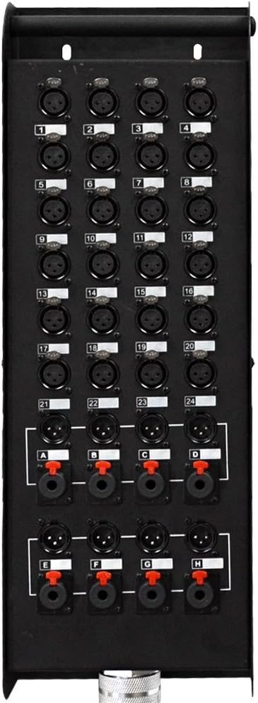 Seismic Audio SALS-24x8x200 24 Channel 200' Pro Stage XLR Snake Cable (XLR & 1/4