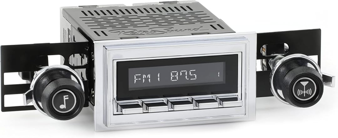 RetroRadio Compatible with 1972-76 Chevrolet Corvette Features Include Bluetooth, AUX, AM/FM LAC-M1-118-37-73C