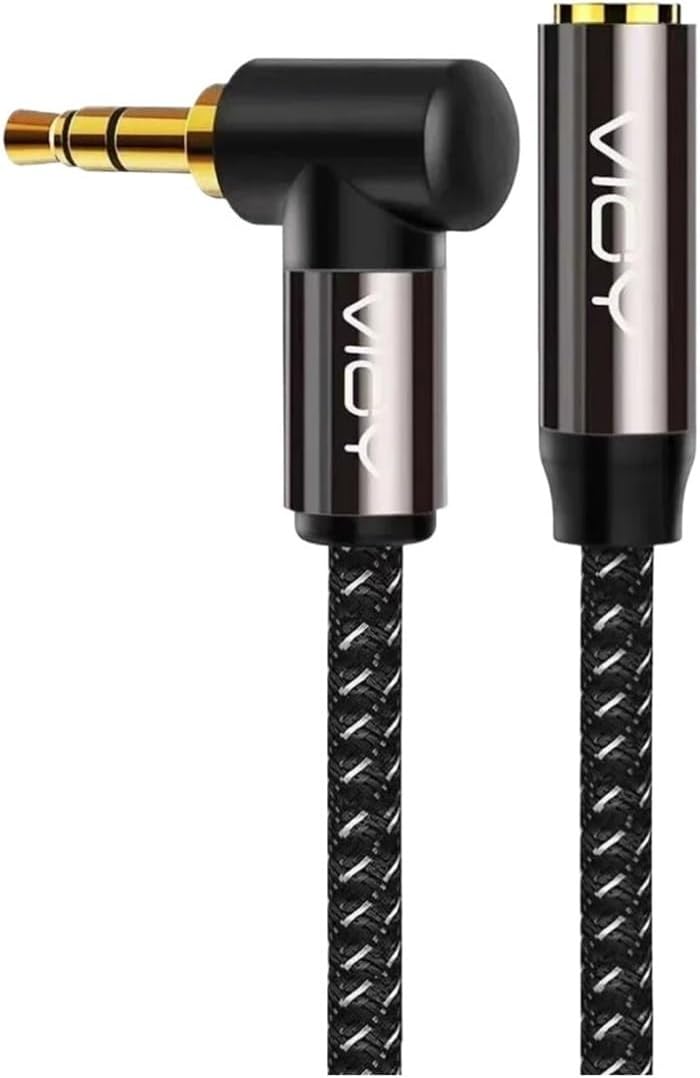 3.5mm Headphone Extension Cable 3.5mm TRS Jack Male To Female Stereo Aux Cord for Earphone Smartphone Laptop Speaker Car Etc(Pack of 5(M-F),3m)