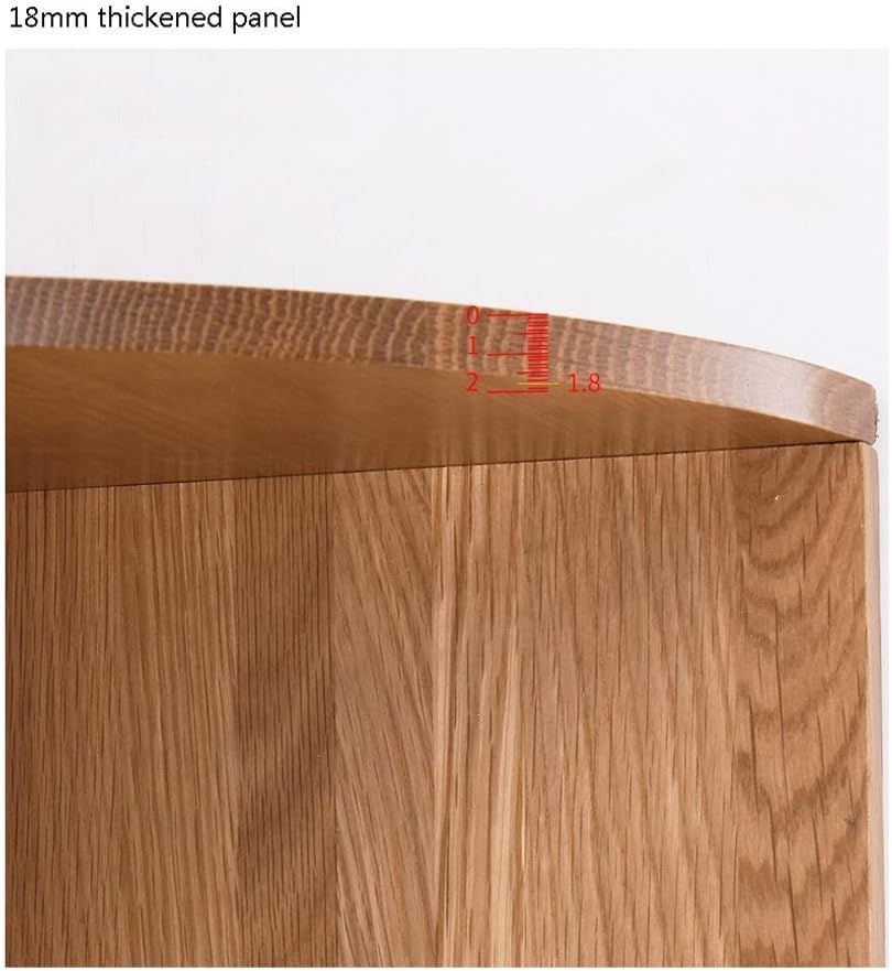 Bookcases European Simple Corner Bookcase Living Room Bedroom Wall Hanging Storage Rack Can Store Books/Photo Frames/Decorative Supplies Bookcase Shelf (Color : Natural, Size : S) (Brown Small)