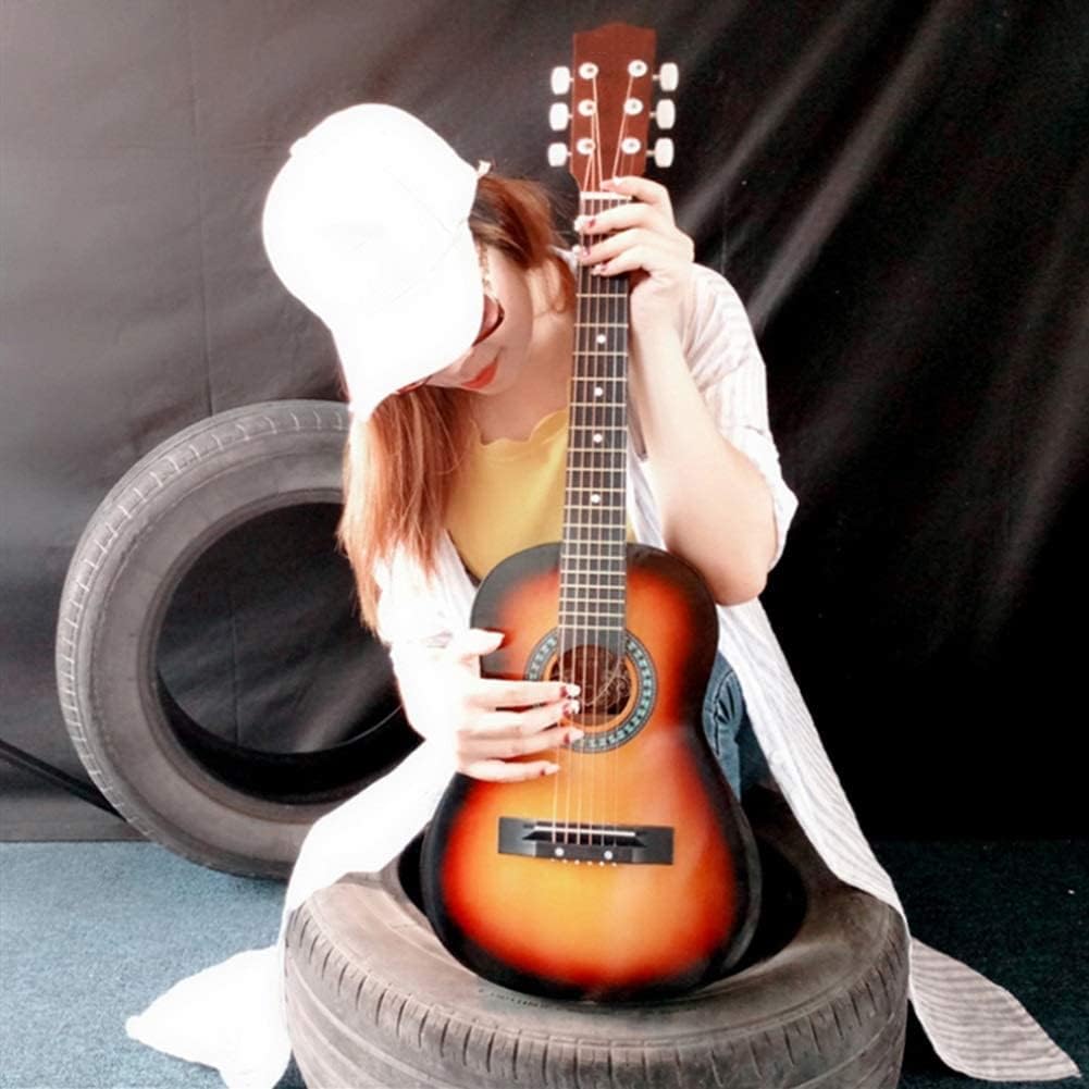 Full Size Guitar Acoustic Guitar Classical Guitar Beginner Fingerstyle 30 Inch Ballad Musical Instrument Youth Practice Can Carry Backpack Beginner Acoustic Guitar Starter Package Student G