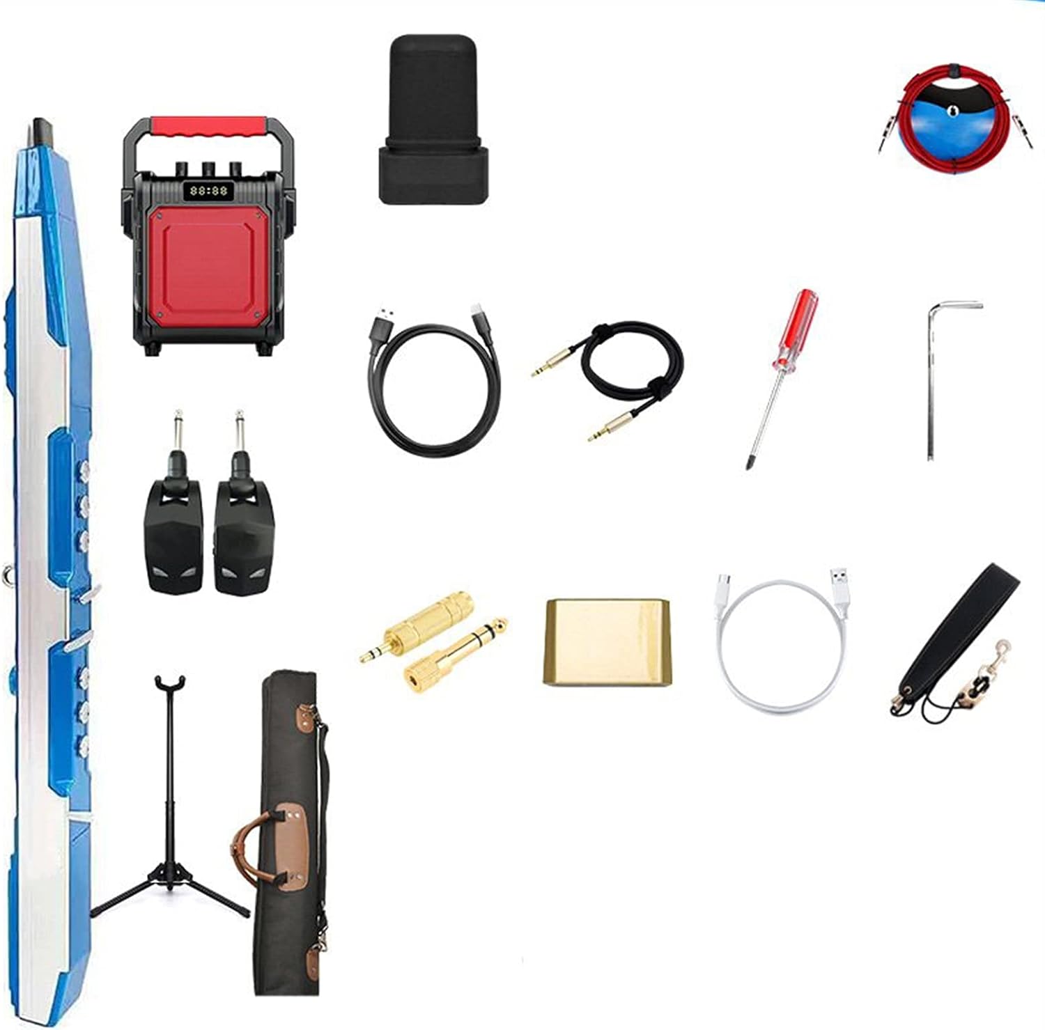 Sax Beginners Kit Digital Electronic Musical Instrument Cucurbit Flute Tube Flute Saxophone for Beginners Wind Instrument (Color : 2)