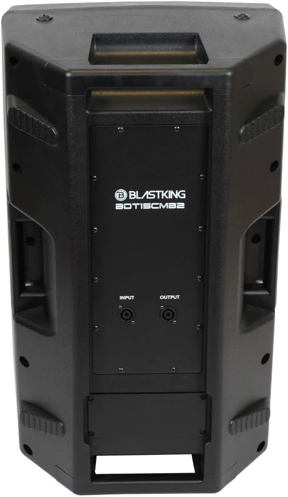 BLASTKING BDT15CMB2 15 inch 1000 Watts Active and Passive Speaker Box System w/Mic and Stand