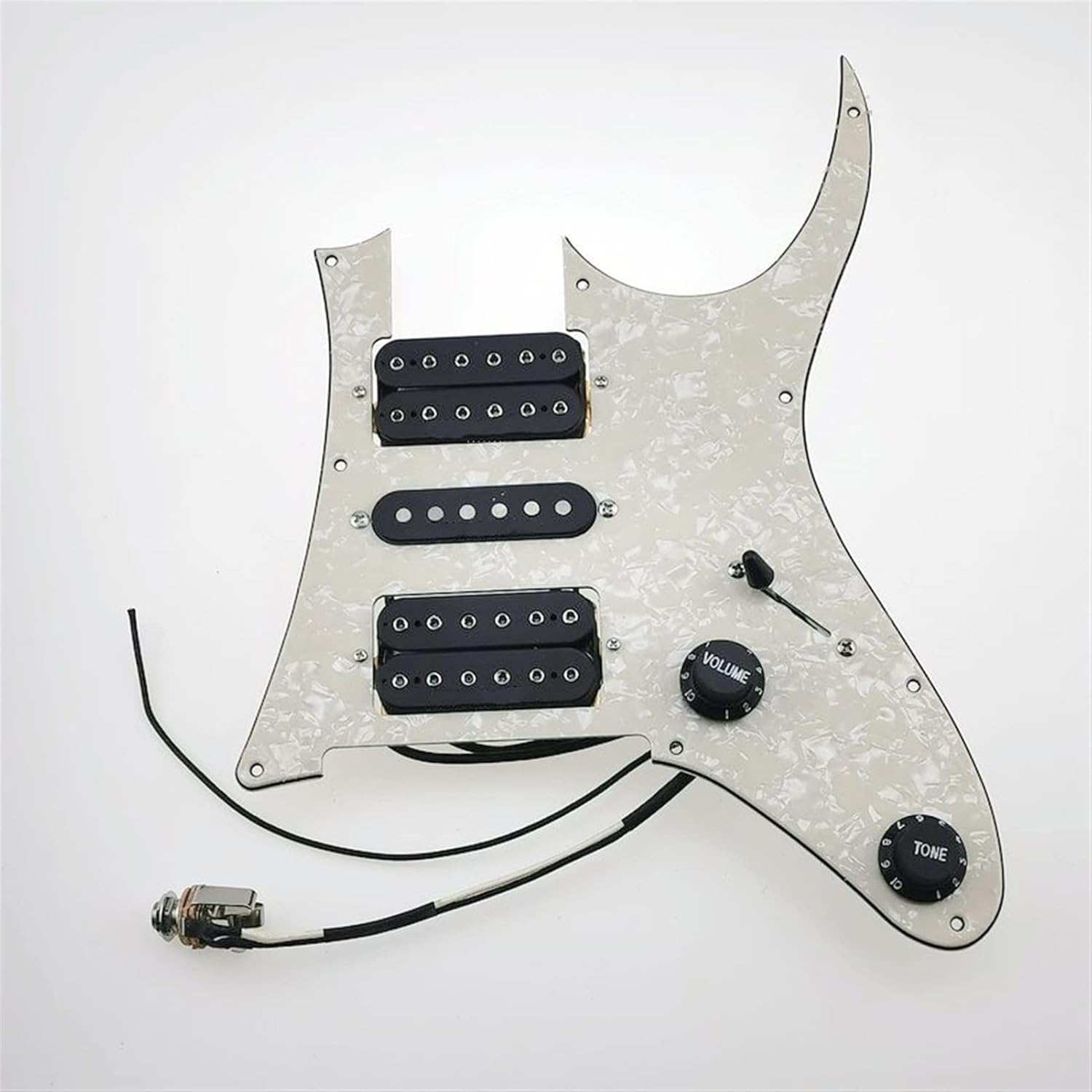Electric Guitar Pickups Alnico Pickups HSH Mirror Pickguard Electric Guitar Pickup 1 Set for Ibanez RG Loaded Pickguard (Color : 07)