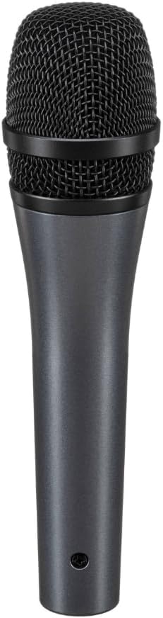 Sennheiser E 845 Supercardioid Dynamic Vocal Microphone Bundle w/Pig Hog PHM10 8mm Mic Cable Polishing Cloth