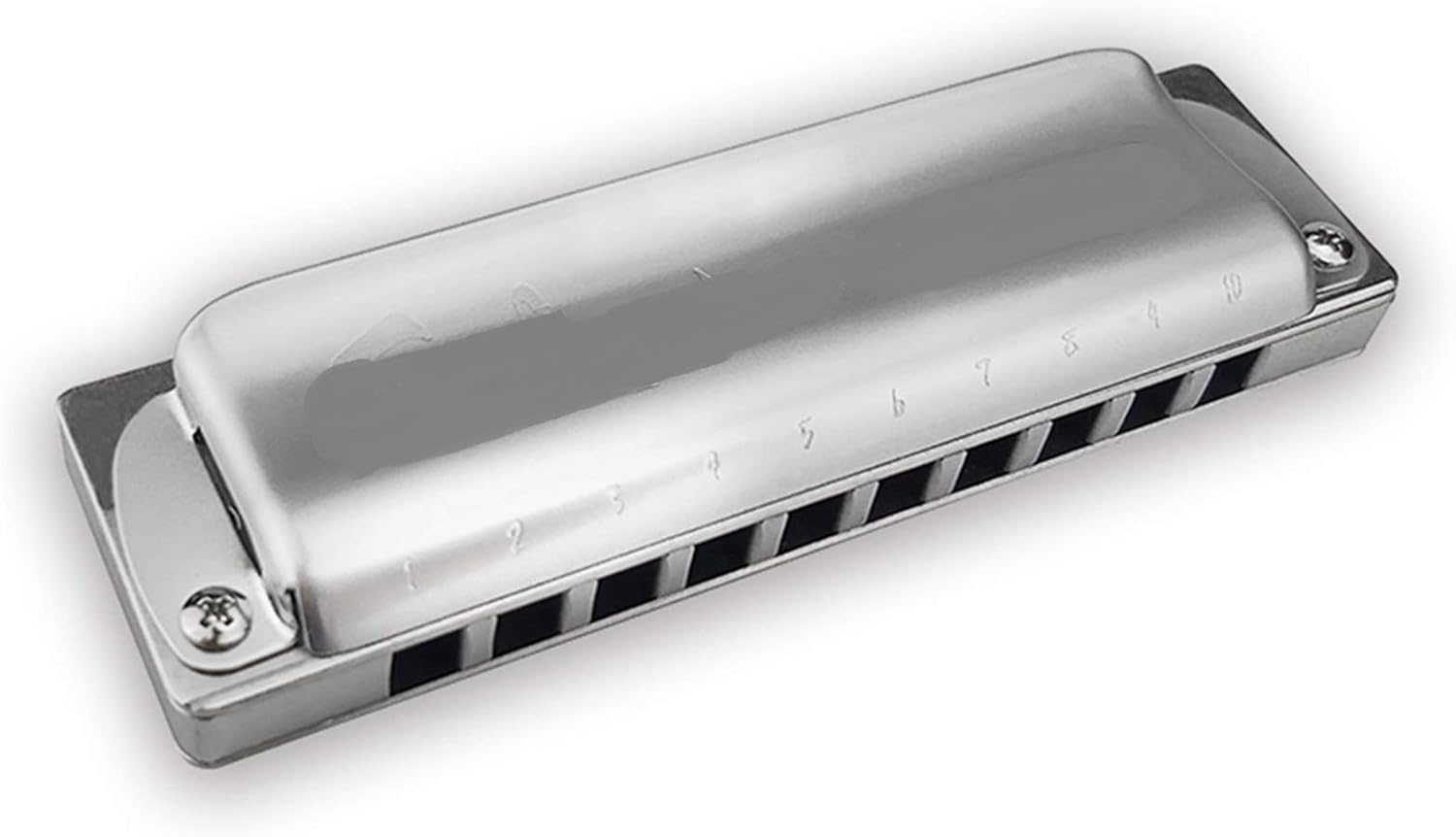 Harmonica 10 Holes Diatonic Harmonica Folk Blues Harp Mouth Organ Key C Professional Musical Instruments (Color : Key of EB)