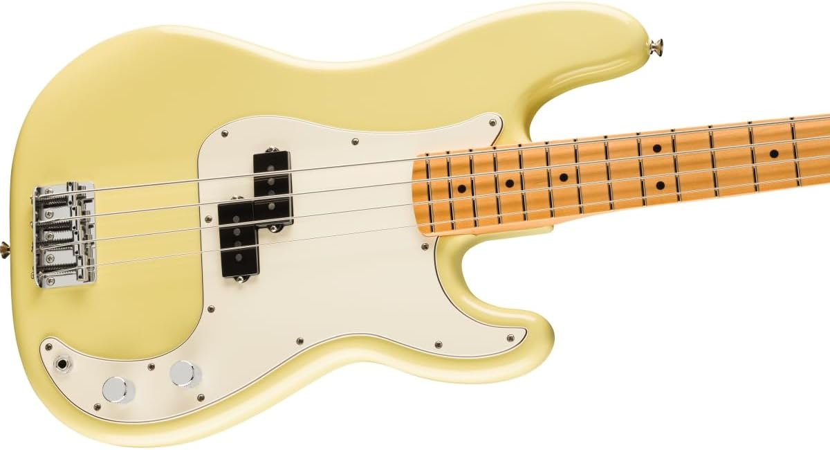 Fender Player II Precision Bass - Hialeah Yellow with Maple Fingerboard