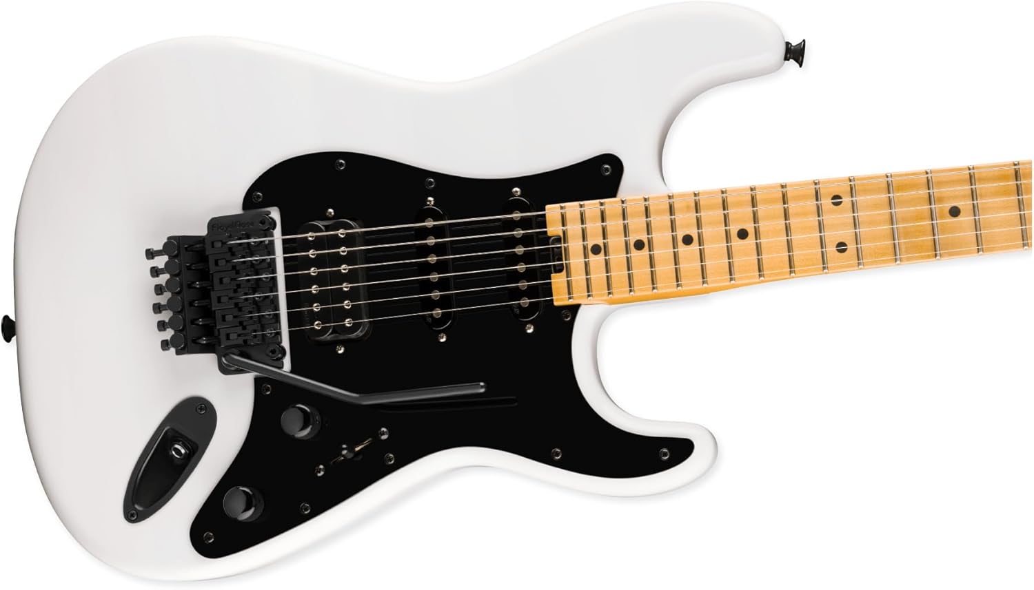 Jackson 50th Anniversary Iron Maiden Adrian Smith Jackson SC1 Right-Handed 6-String Electric Guitar with Alder Body, DiMarzio DP100 Bridge, and Fender Noiseless Sumerian Cobalt Pickups (Snow White)