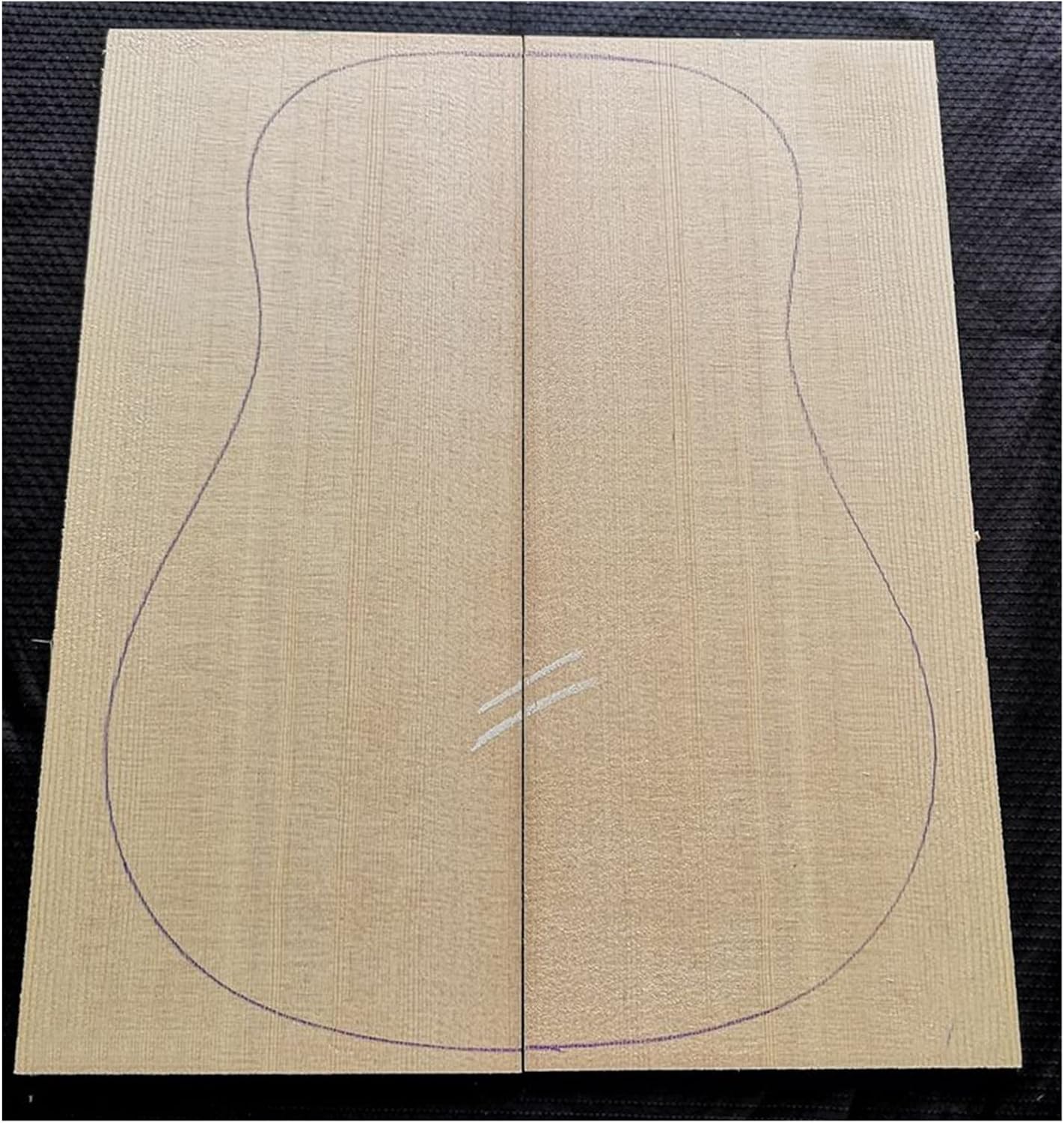 FLFL Spruce Guitar Spruce Veneer Guitar Panel Unfinished Crafted Wood Unfinished Guitar Kit (Color : 5)