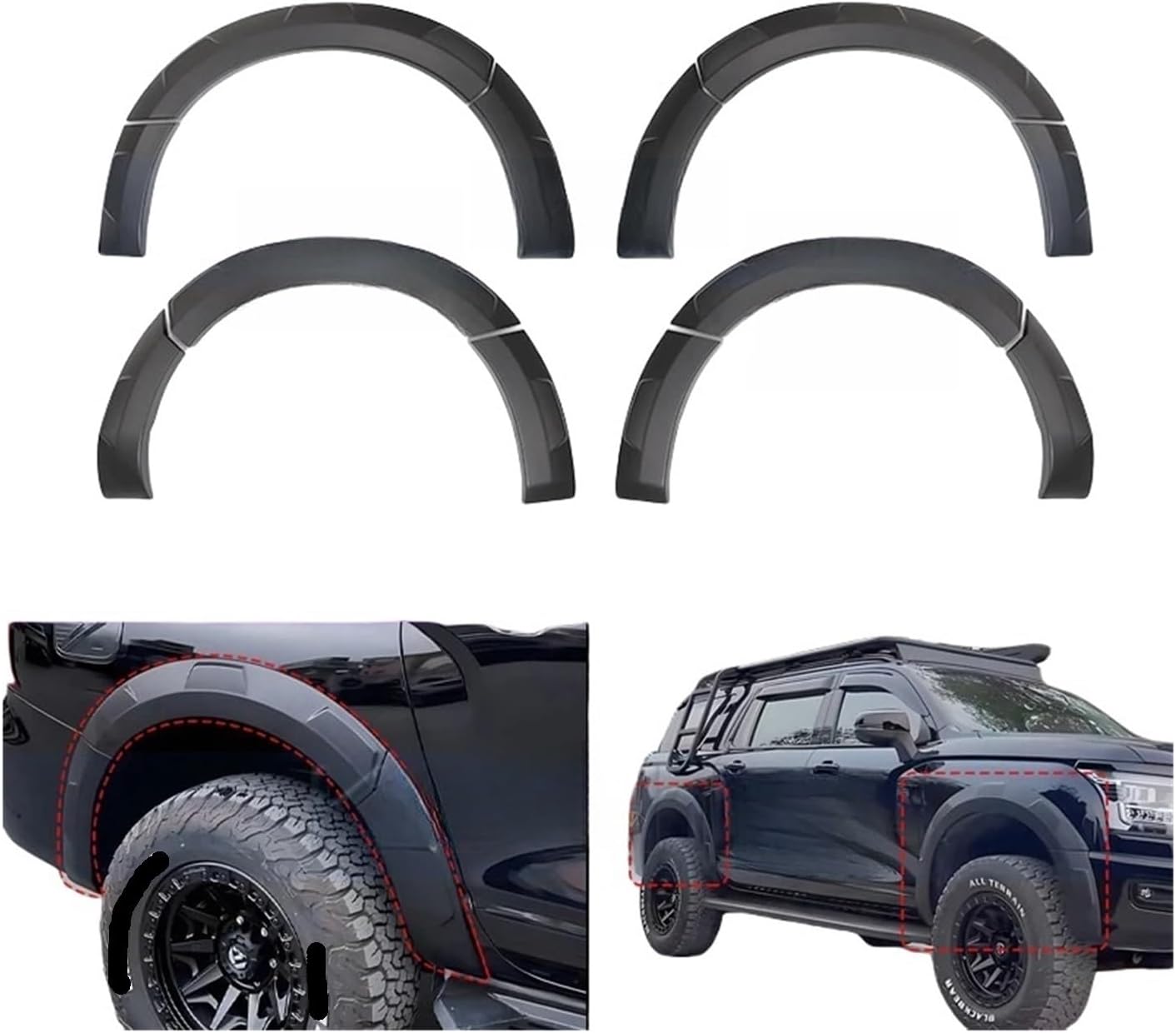 fender flares universal car， 1set Fender Wheel Eyebrow Compatible for Great Wall Haval H5 2023 Car Wheel Brow Accessories Mud Guard