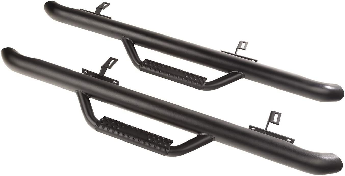Rugged Ridge Spartan Nerf Bar for Jeep Wrangler JL | Textured Black | 11596.03 | Fits 2018-2025 Jeep Wrangler JL