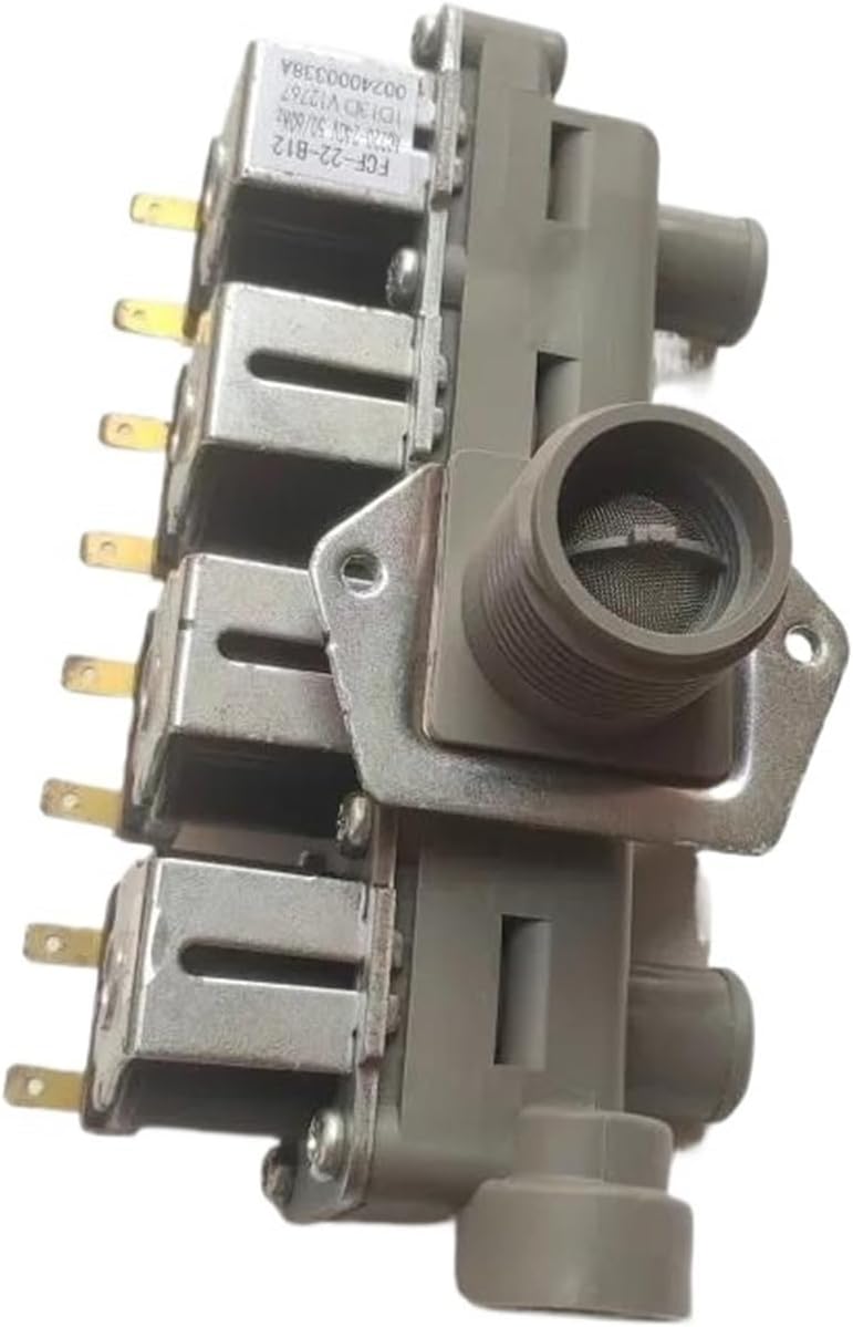 Drum Washing Machine Water Inlet Solenoid Valve, Compatible for Haier, XGQ100-14HBD70U1JD C1HDU75G3 Washing Machine Parts