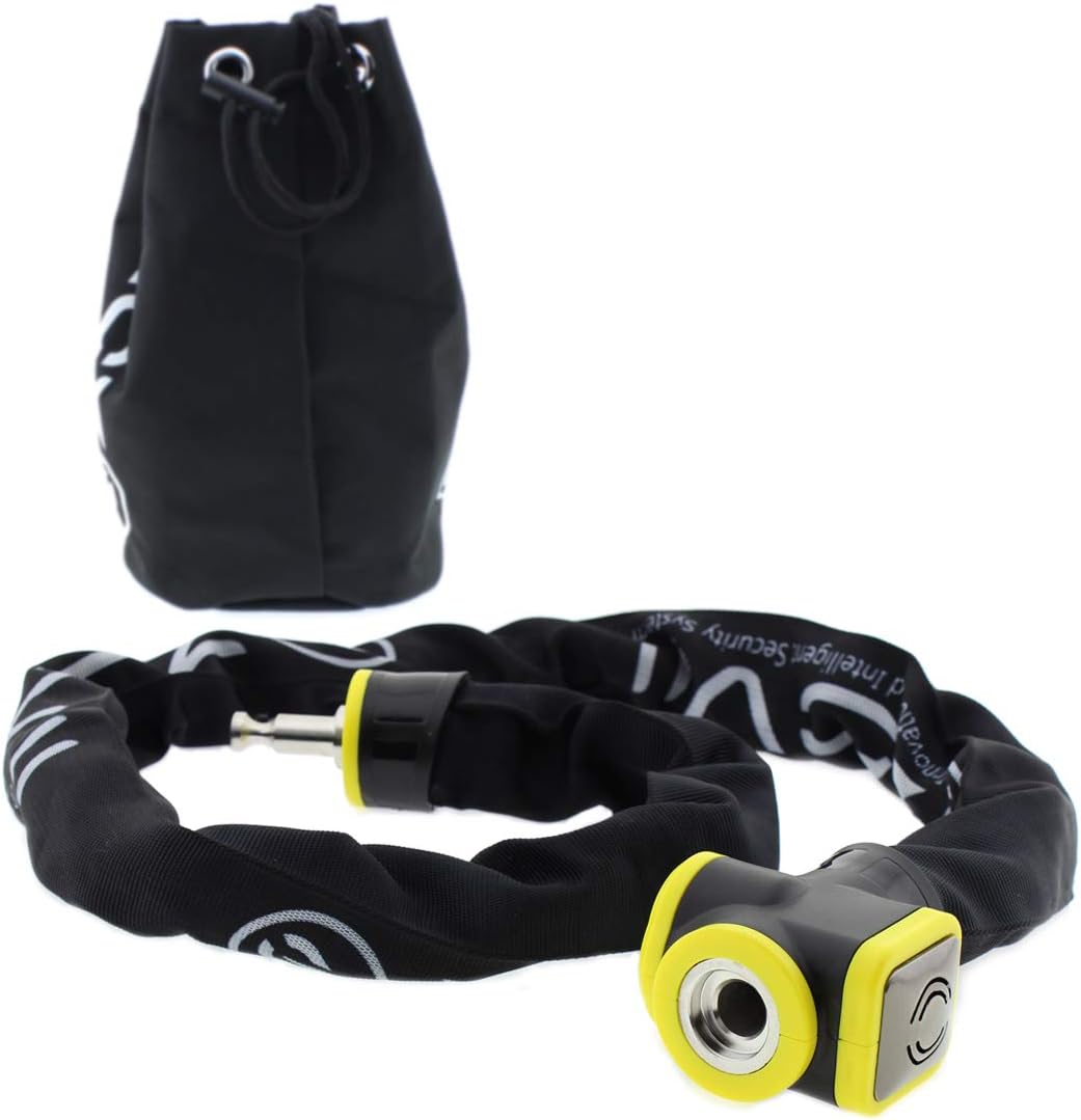 Crystal Vision Anti Theft Loud 130db Alarm Heavy Duty Bike Lock Weather Proof Multi Purpose