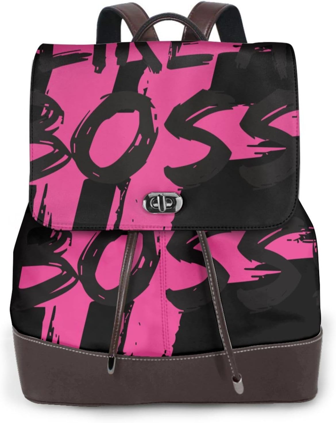 Like a Boss (2) for Womens Backpack Purse Microfiber PU Anti-theft Large Fashion Designer Travel Bag Ladies Shoulder Bags