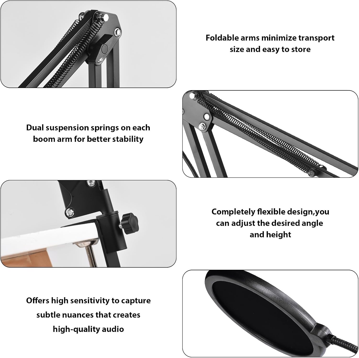 Podcast Equipment Bundle Condenser Mic with Live Sound Card Kit Plug and Play Podcast Microphone Voice Changer Live Sound Card for Living Broadcast Recording Singing Gaming