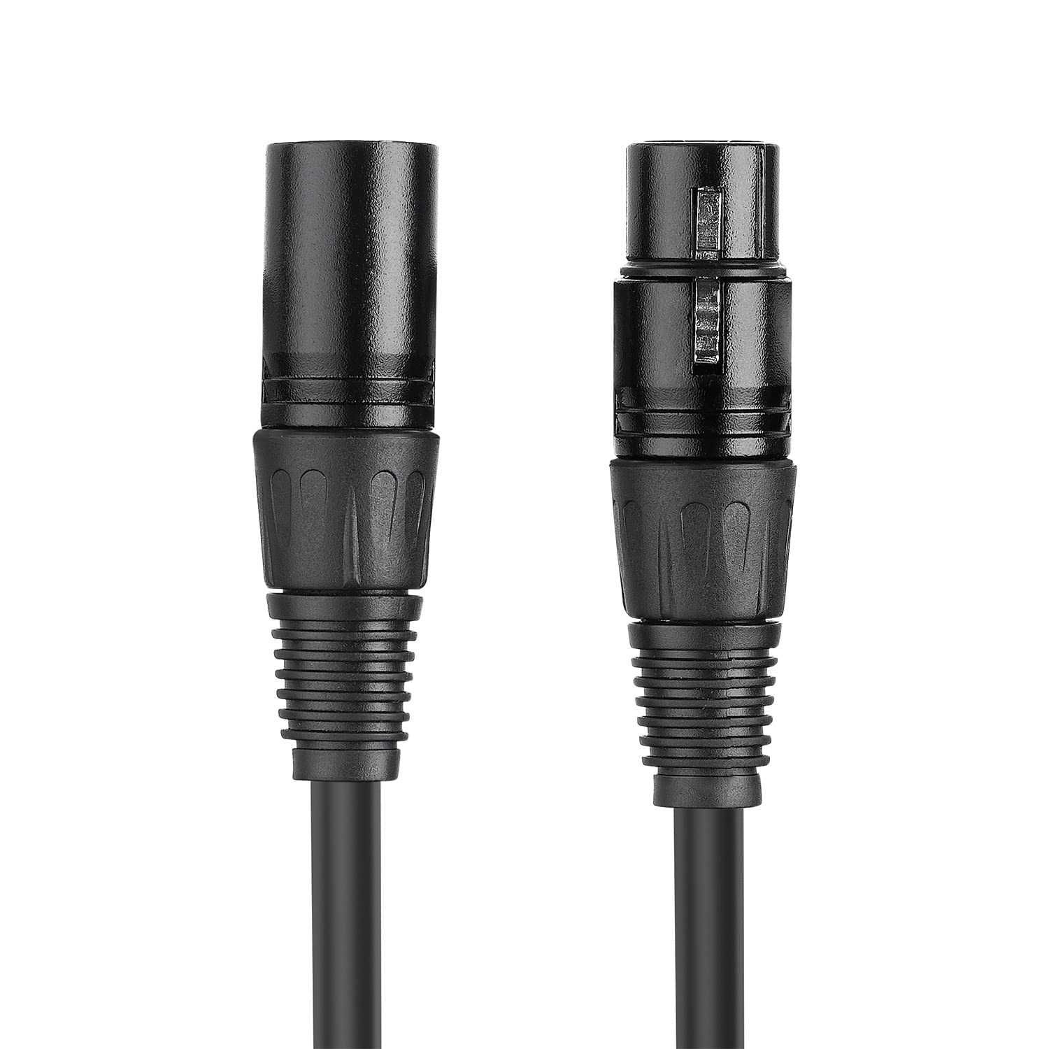XLR Cable Microphone Cable 2Pack 100 FT, Heavy Duty Balanced XLR Speaker Cable, 3-Pin Shielded Male to Female Mic Cord, Stage Lighting Patch Cable for Speaker Systems Mixer