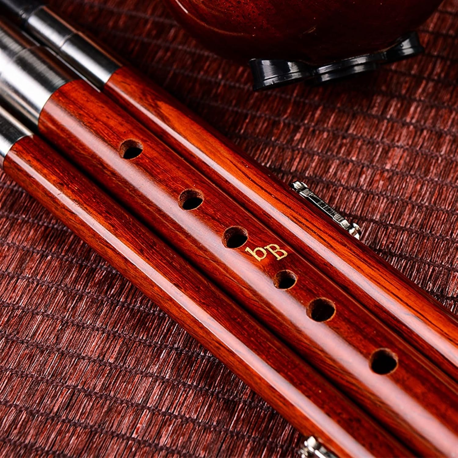 FLFL Hulusi Playing Musical Instrument Hulusi Mahogany Hulusi (Color : F)