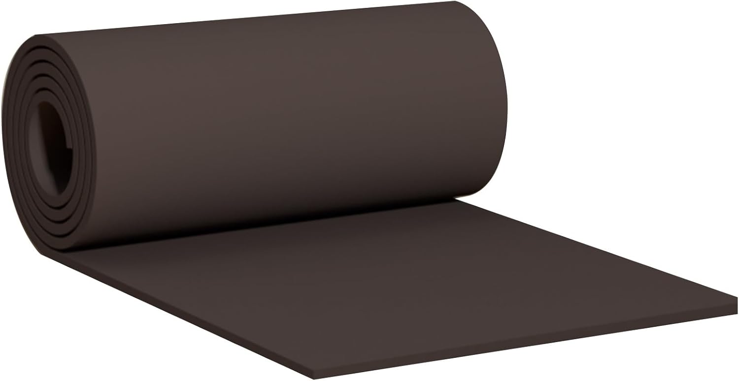 Garage Wall Protector, Self Adhesive 0.39 Thick Warehouse Car Door Rubber Foam Protectors, High Rebound Parking Protector Sheet Bumpers Guards (Color : Brown, Size : 39.3x314.9in)