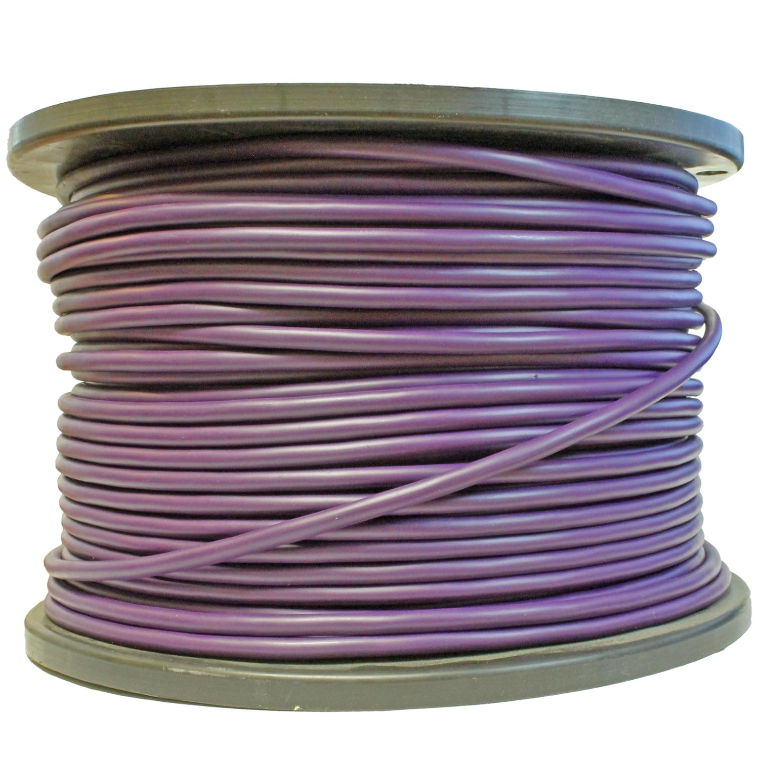500 Ft Spool of Balanced Pro Audio Wire for XLR TRS 2 Conductor 3 with Shield (Purple)