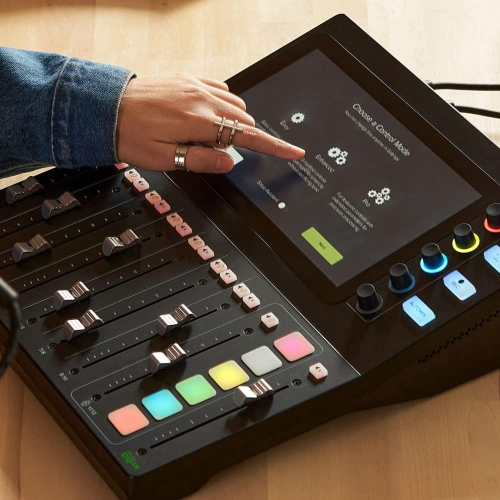 Mackie DLZ Creator Adaptive Digital Mixer for Podcasting, Content Creation, and Streaming with Zoom ZDM-1 Podcast Mic Pack, 32GB microSD Card and StreamEye Polishing Cloth