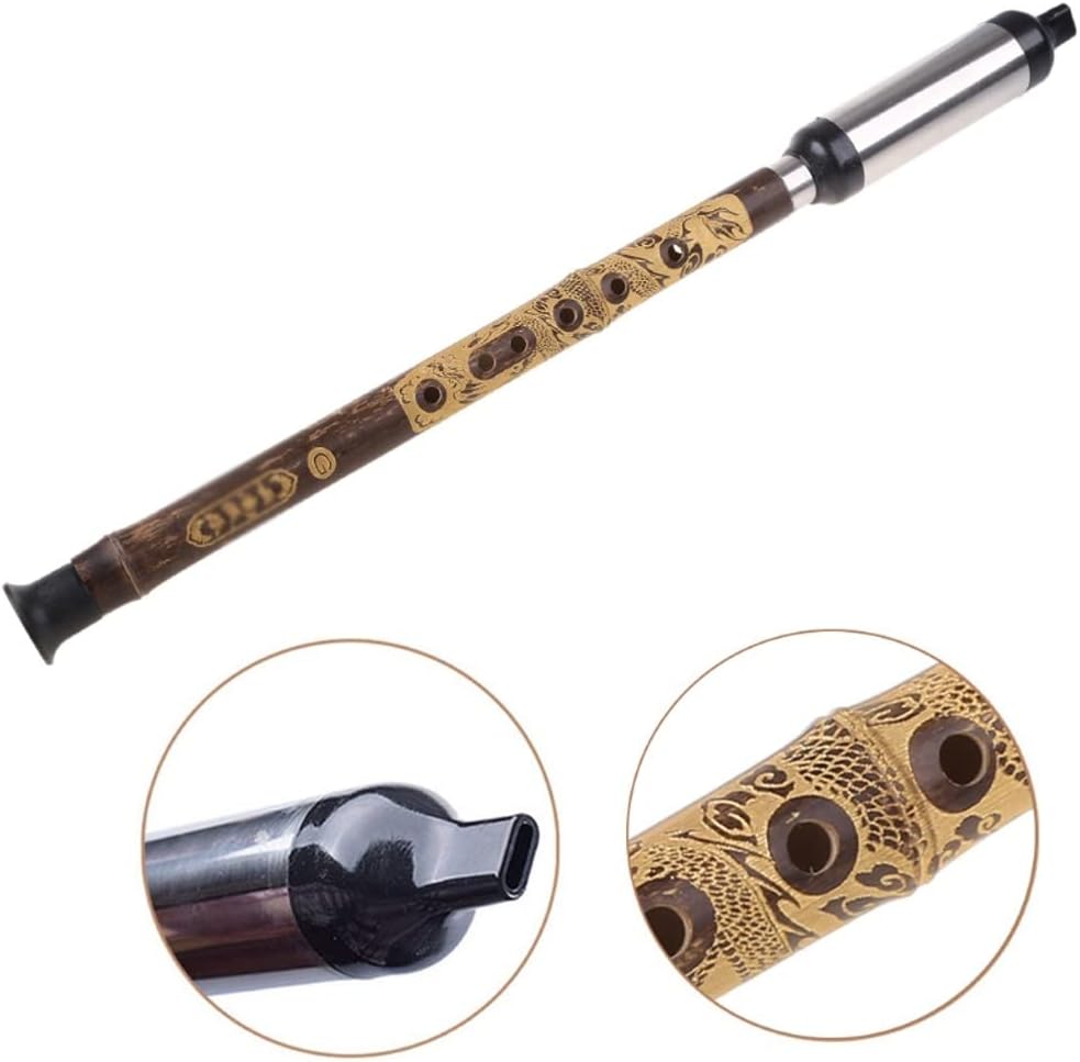 Flute Woodwind Instrument Black China Yunnan Bawu G-tuned Wind Instrument Accessories