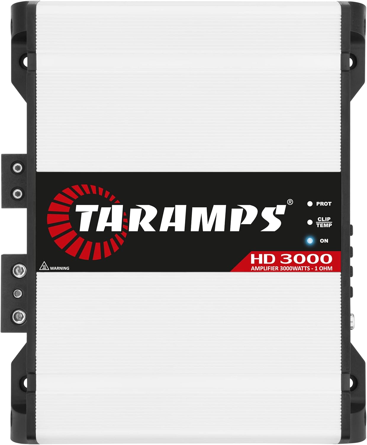 Taramps HD 3000 1 Ohm 1 Channel 3000 Watts RMS MAX, Full Range Car Audio, Monoblock, LED Monitor Indicator, Class D Amplifier, Crossover, White 3k amp, Sound Quality