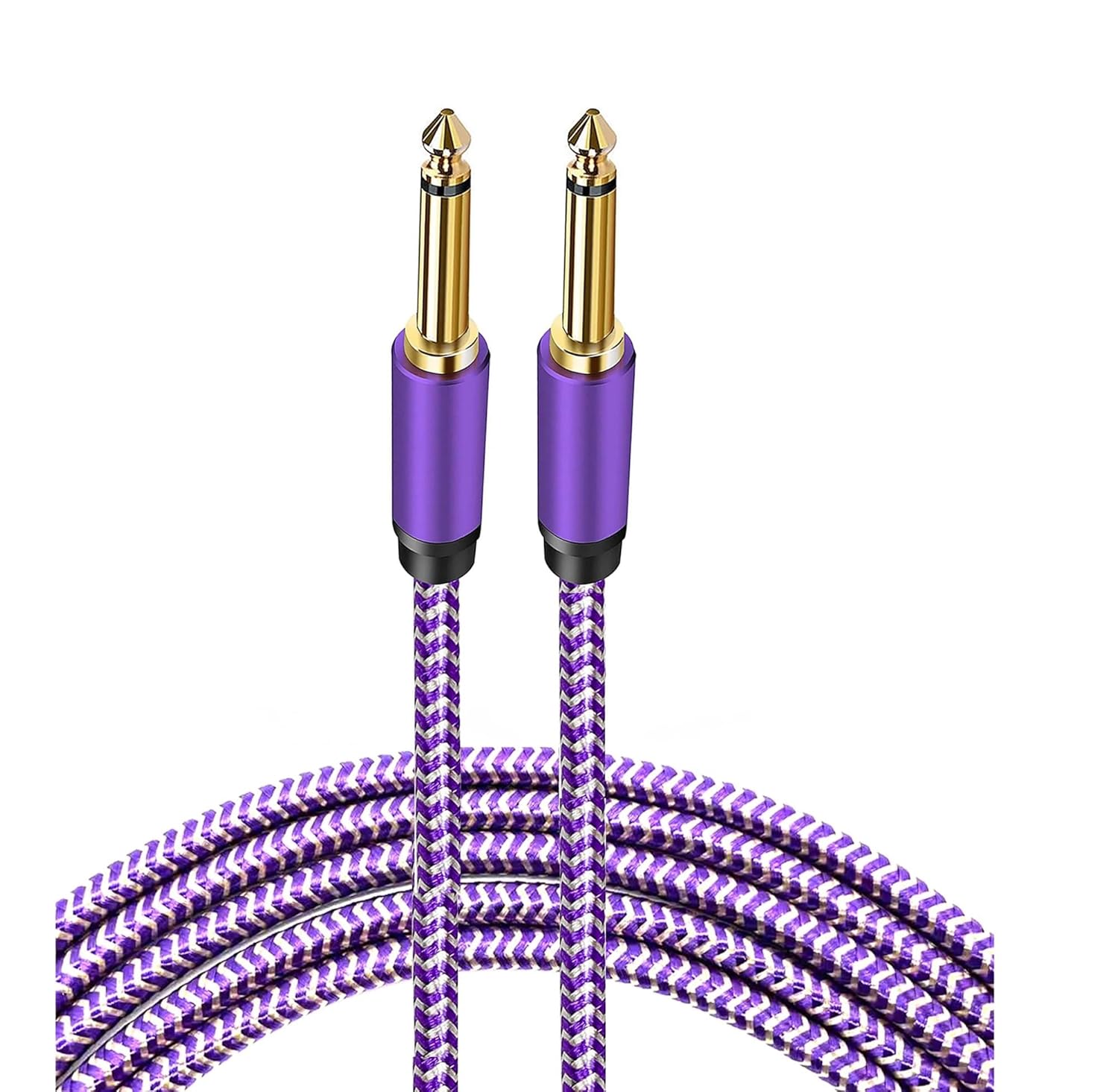 Guitar Audio Cable Cable 6.35mm to 6.35mm Instrument Cable 1/4 Inch Guitar Instrument Cable Premium 6.5mm Stereo Mono 1/4