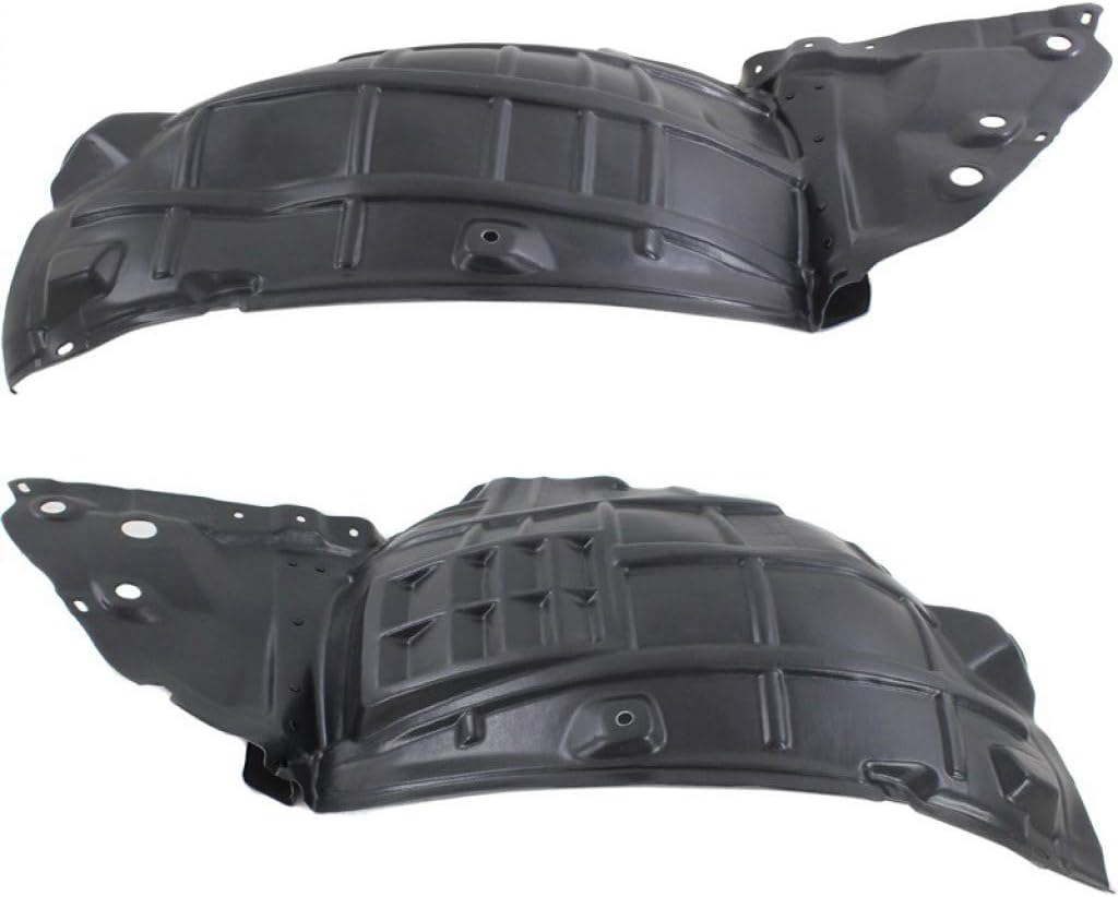 For Infiniti M37 Splash Guard/Fender Liner 2011 2012 2013 Driver and Passenger Side Pair/Set | Front | Base/X | IN1248120 + IN1249120 | 638451MA0A + 638441MA0A