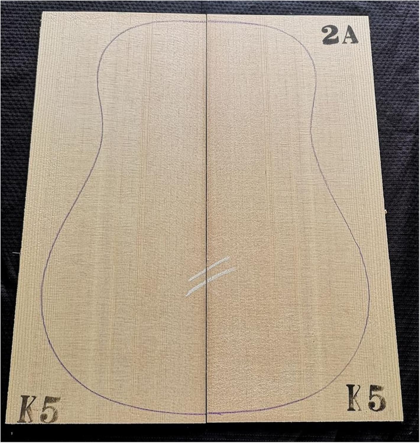 FLFL Spruce Guitar Spruce Veneer Guitar Panel Unfinished Crafted Wood Unfinished Guitar Kit (Color : 5)